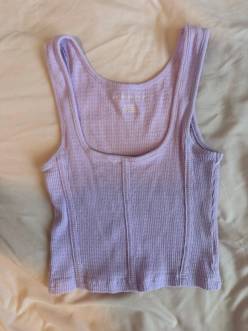 American Eagle Outfitters Lilac Ribbed Tank Top - Light Purple